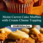 Moist Carrot Cake Muffins with Cream Cheese Topping (2)