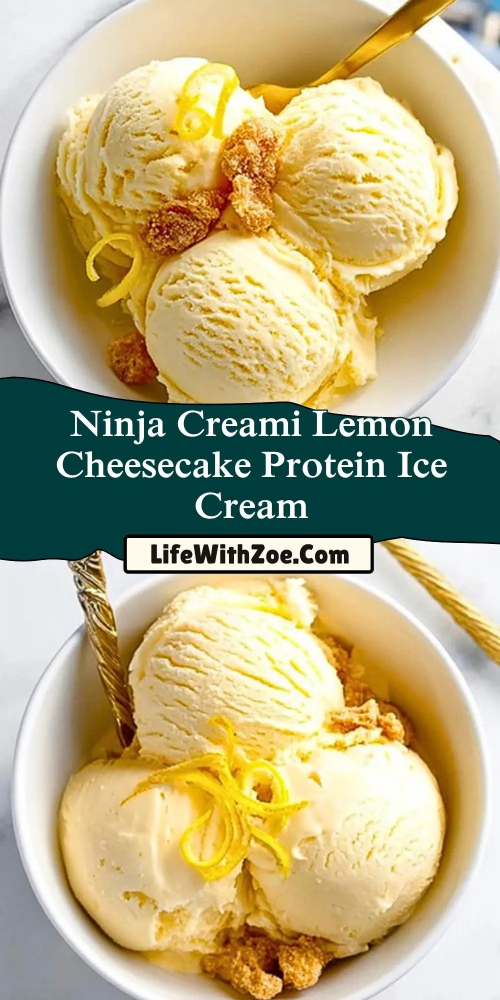 Ninja Creami Lemon Cheesecake Protein Ice Cream (2)