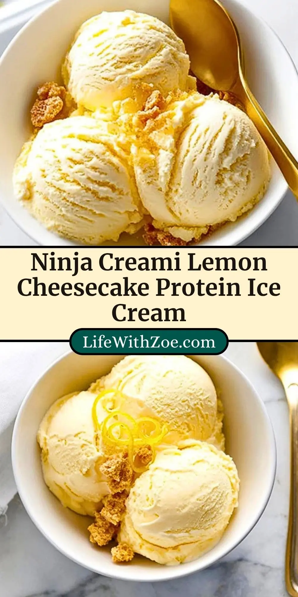 Ninja Creami Lemon Cheesecake Protein Ice Cream (3)
