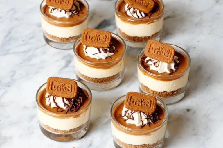 No-Bake Biscoff Cheesecake Cups