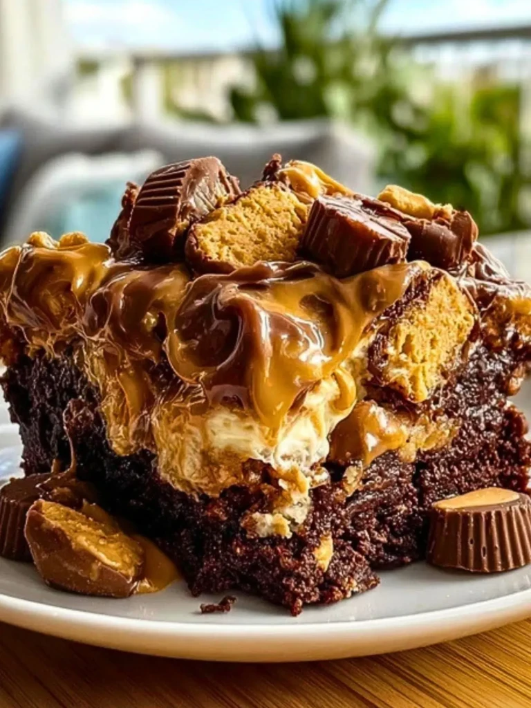 Peanut Butter Cup Dump Cake (1)