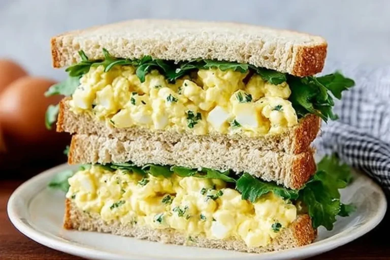 Quick 10-Minute Egg Salad Sandwich