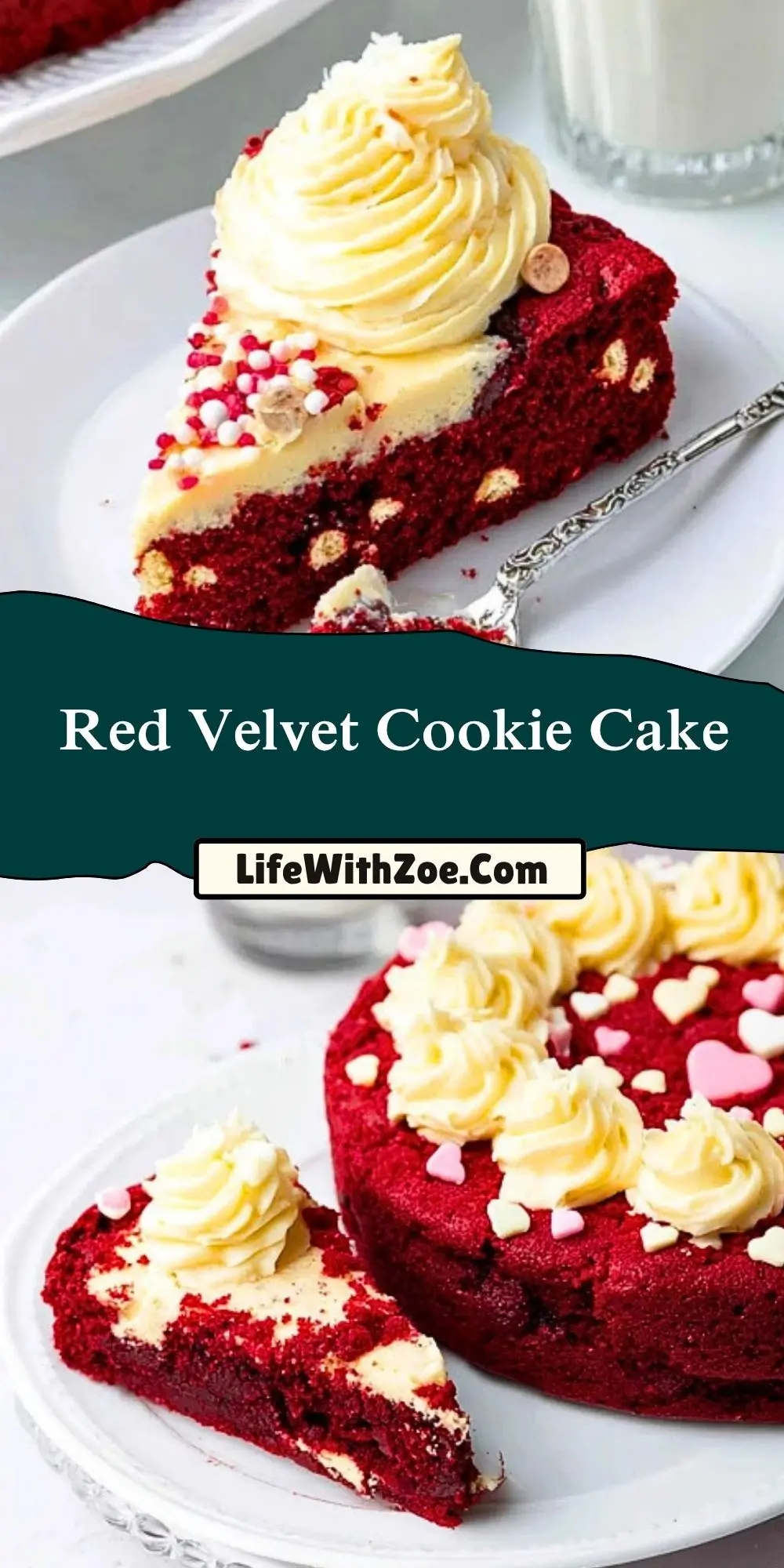Red Velvet Cookie Cake (2)