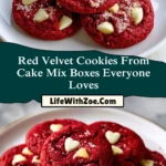 Red Velvet Cookies From Cake Mix Boxes Everyone Loves (2)