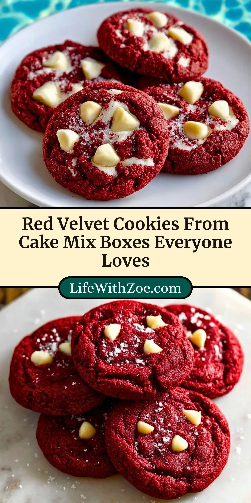 Red Velvet Cookies From Cake Mix Boxes Everyone Loves (3)