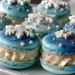 Snowflake Macarons