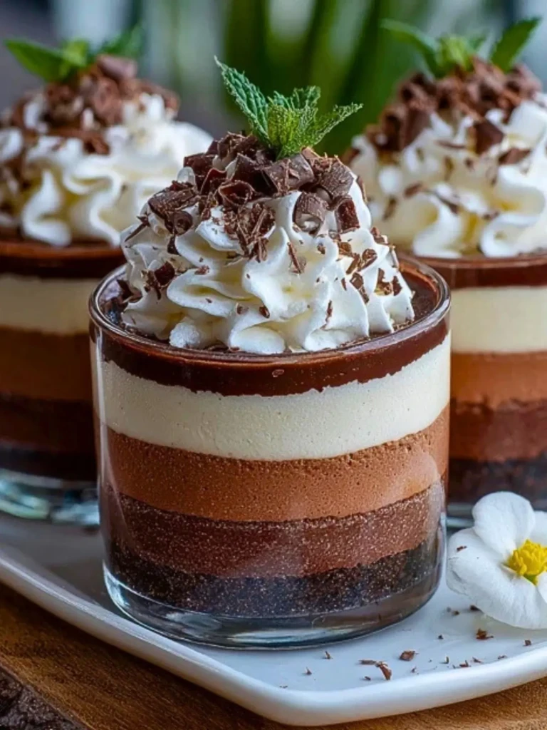 Triple Chocolate Mousse Cups (1)