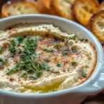 Warm Boursin Dip with Crostini