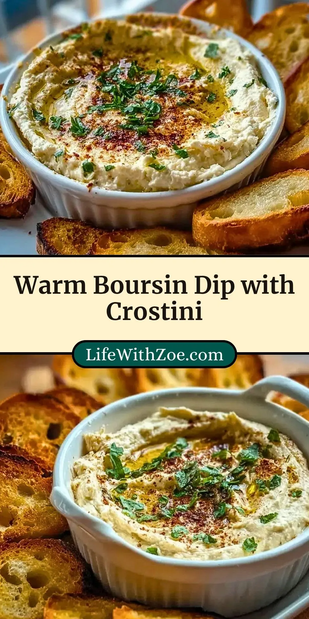 Warm Boursin Dip with Crostini (3)