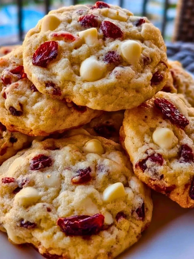 White Chocolate Cranberry Cookies (1)