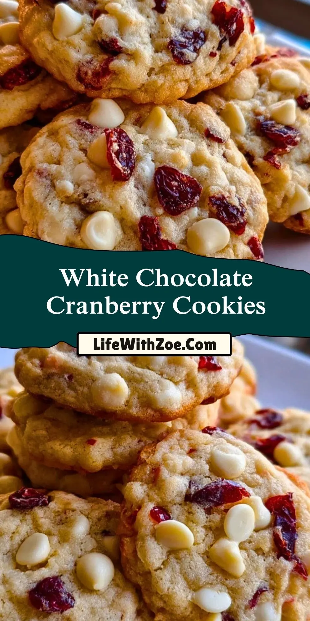 White Chocolate Cranberry Cookies (2)
