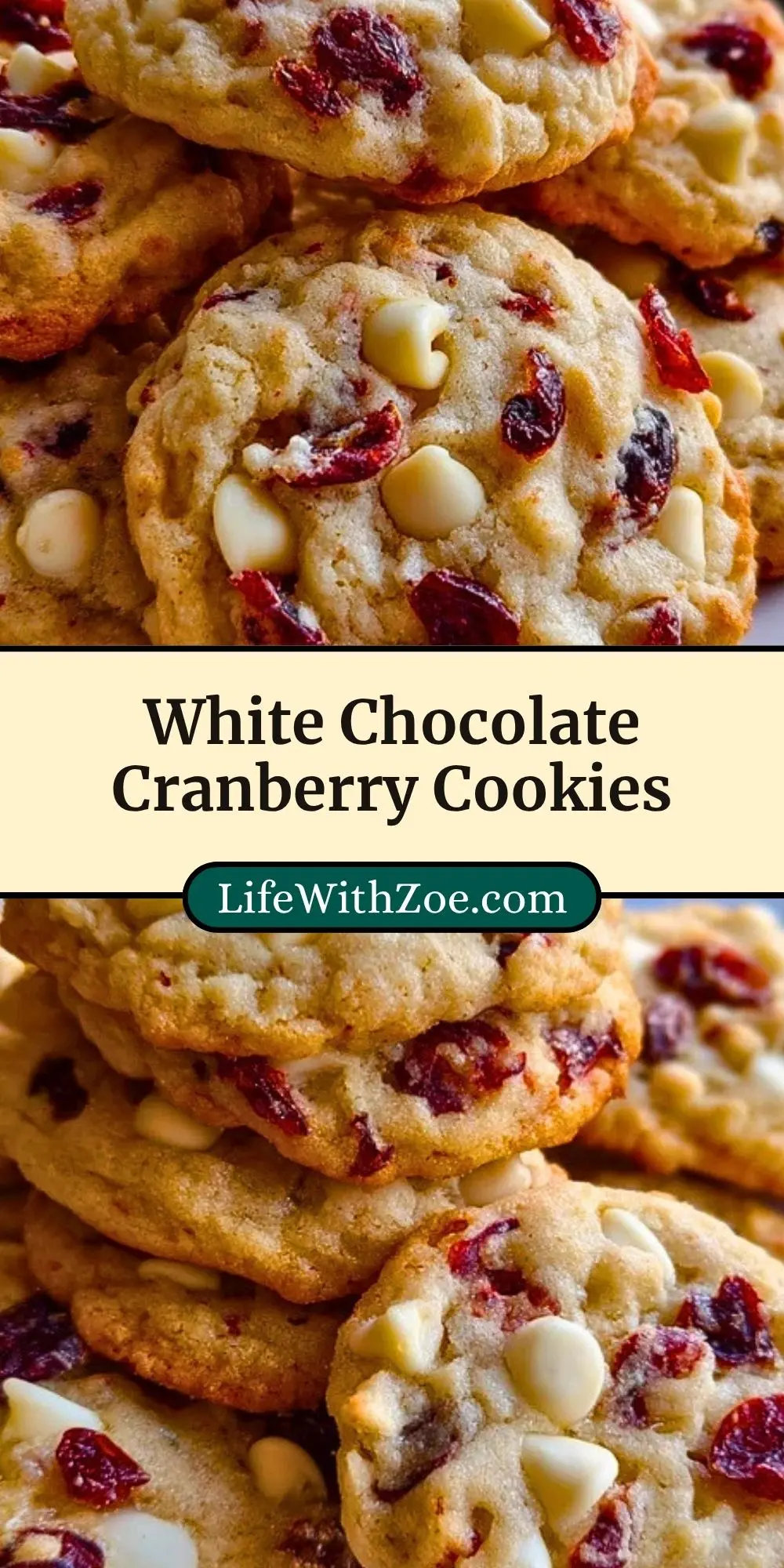 White Chocolate Cranberry Cookies (3)