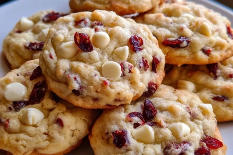 White Chocolate Cranberry Cookies