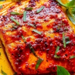 Baked Salmon with Sweet Chili Sauce