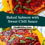 Baked Salmon with Sweet Chili Sauce (2)