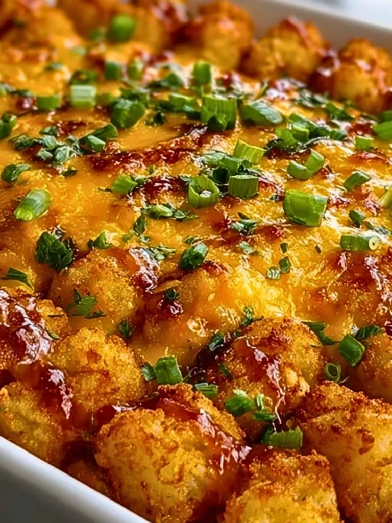 Buffalo Chicken Tater Tot Casserole (1)