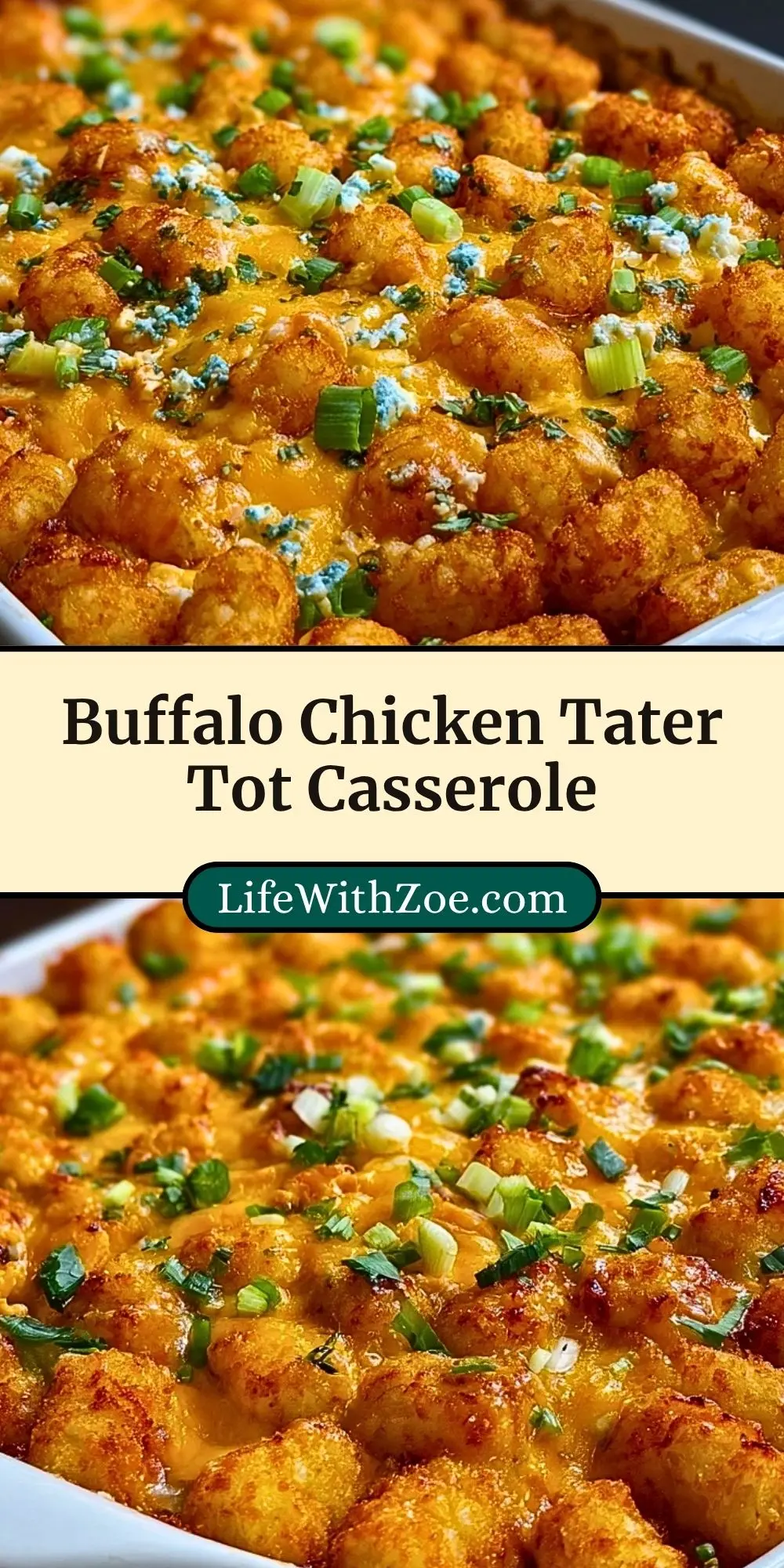 Buffalo Chicken Tater Tot Casserole (3)