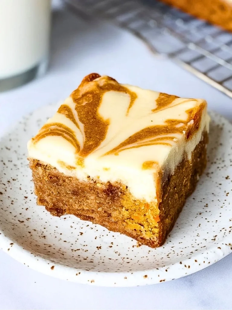 Carrot Cake Cheesecake Bars (1)