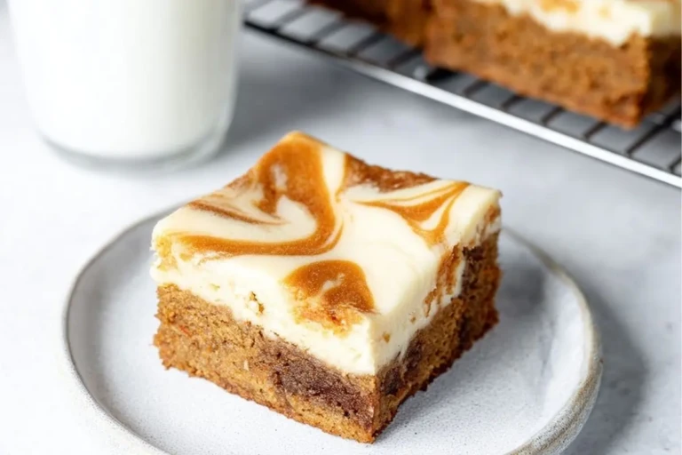 Carrot Cake Cheesecake Bars
