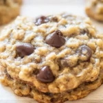 Chewy Oatmeal Chocolate Chip Cookies