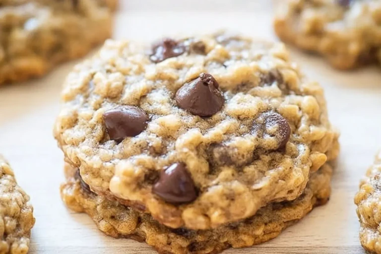 Chewy Oatmeal Chocolate Chip Cookies