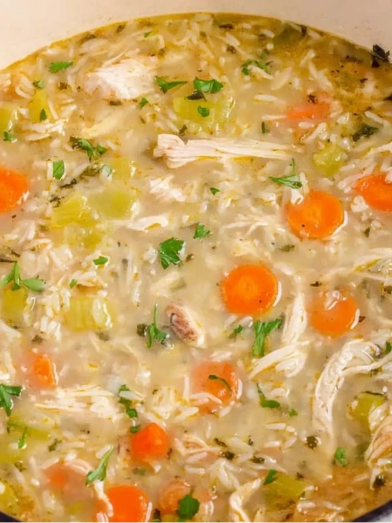 Creamy Chicken & Rice Soup (1)