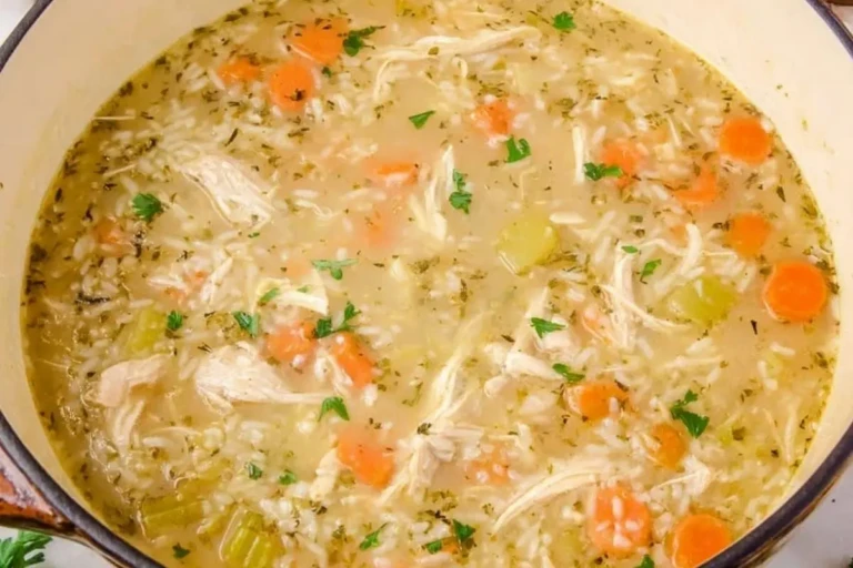 Creamy Chicken & Rice Soup