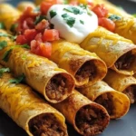 Crispy Oven-Baked Beef Taquitos (3)