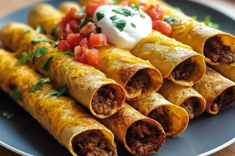 Crispy Oven-Baked Beef Taquitos (3)