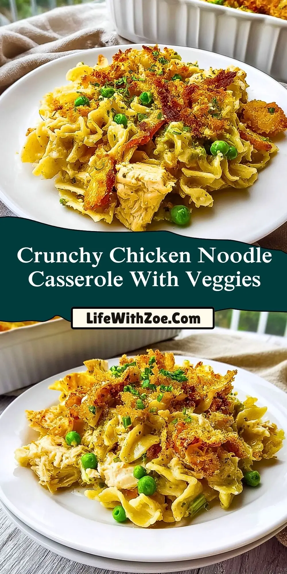 Crunchy Chicken Noodle Casserole With Veggies (2)