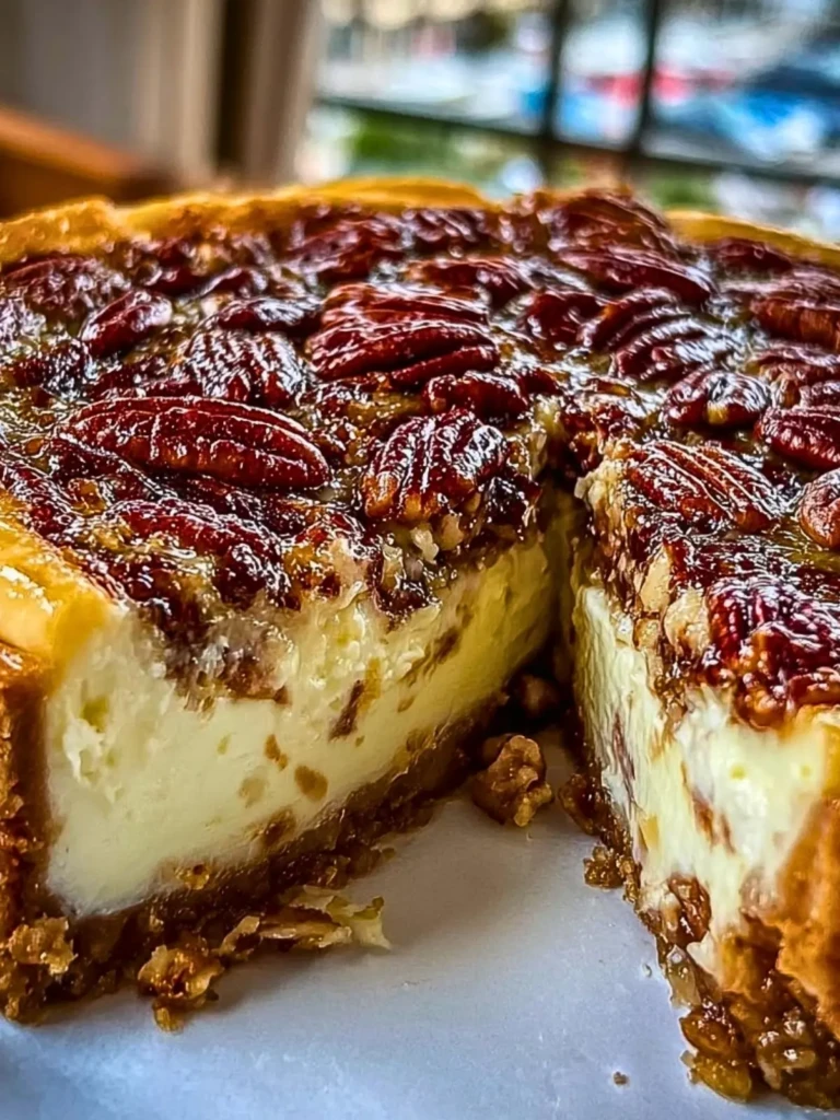 Delicious Pecan Cheesecake Pie (1)