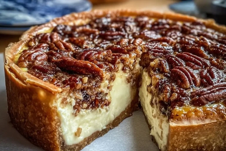 Delicious Pecan Cheesecake Pie