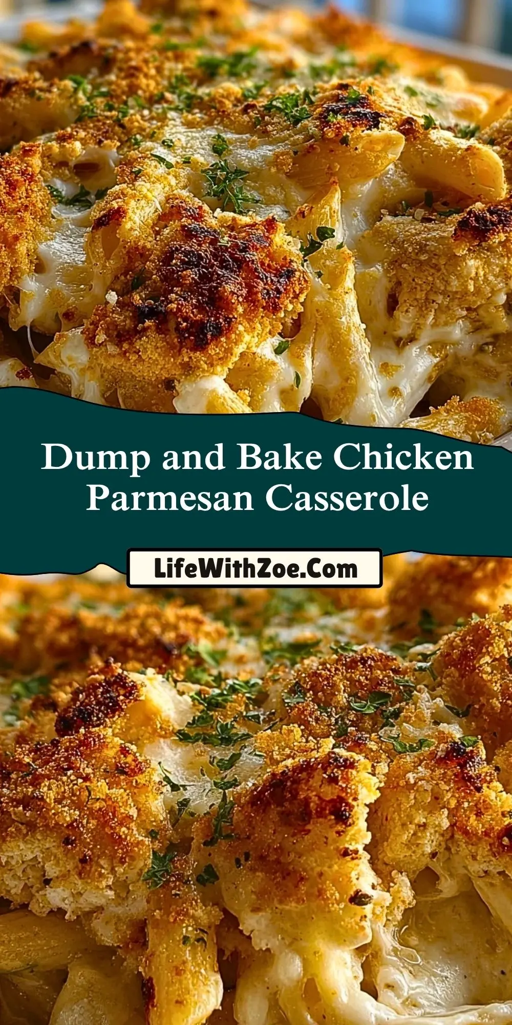 Dump and Bake Chicken Parmesan Casserole (2)