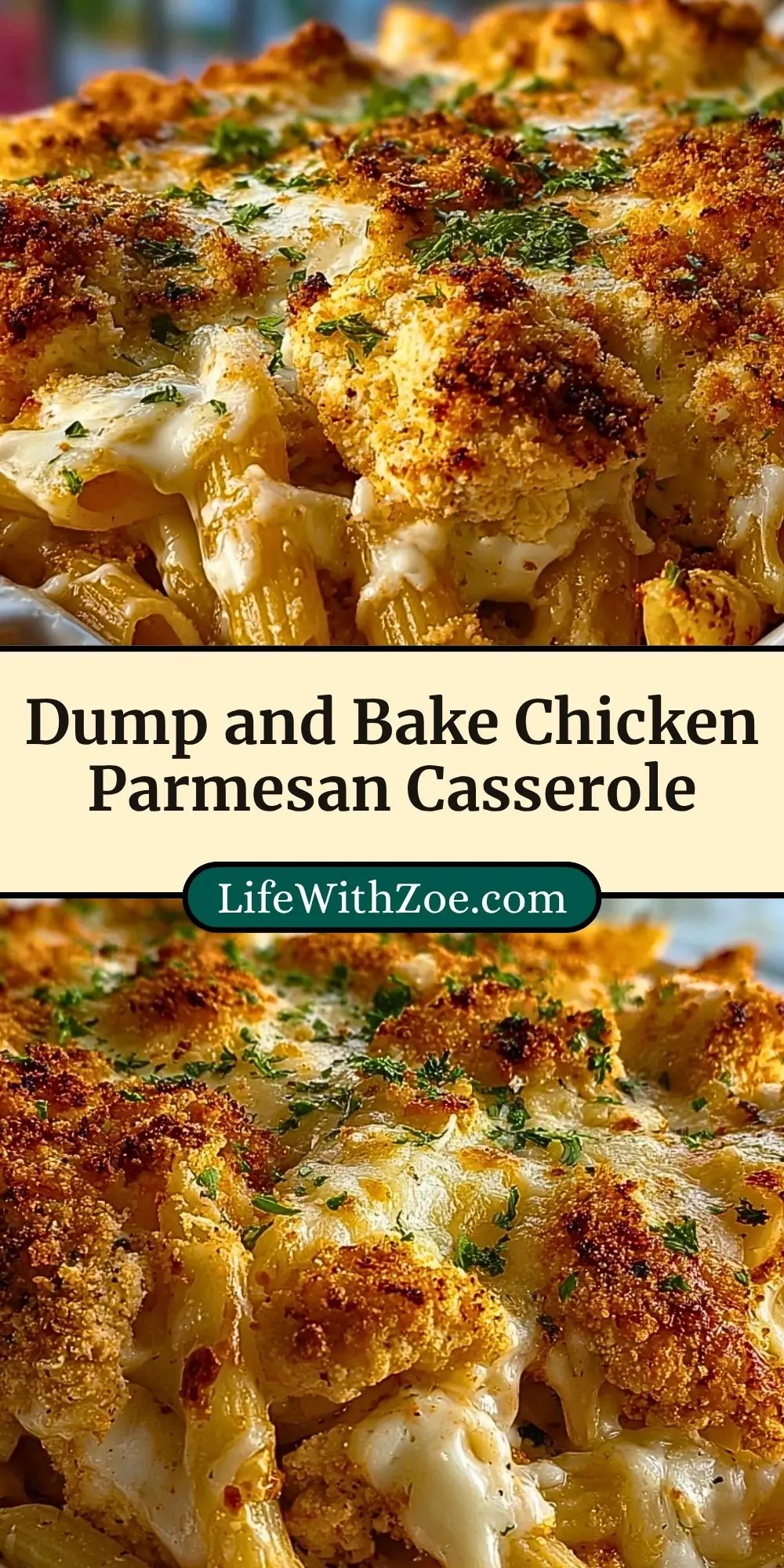 Dump and Bake Chicken Parmesan Casserole (3)