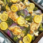 Easy Sheet Pan Lemon Chicken and Veggies Dinner