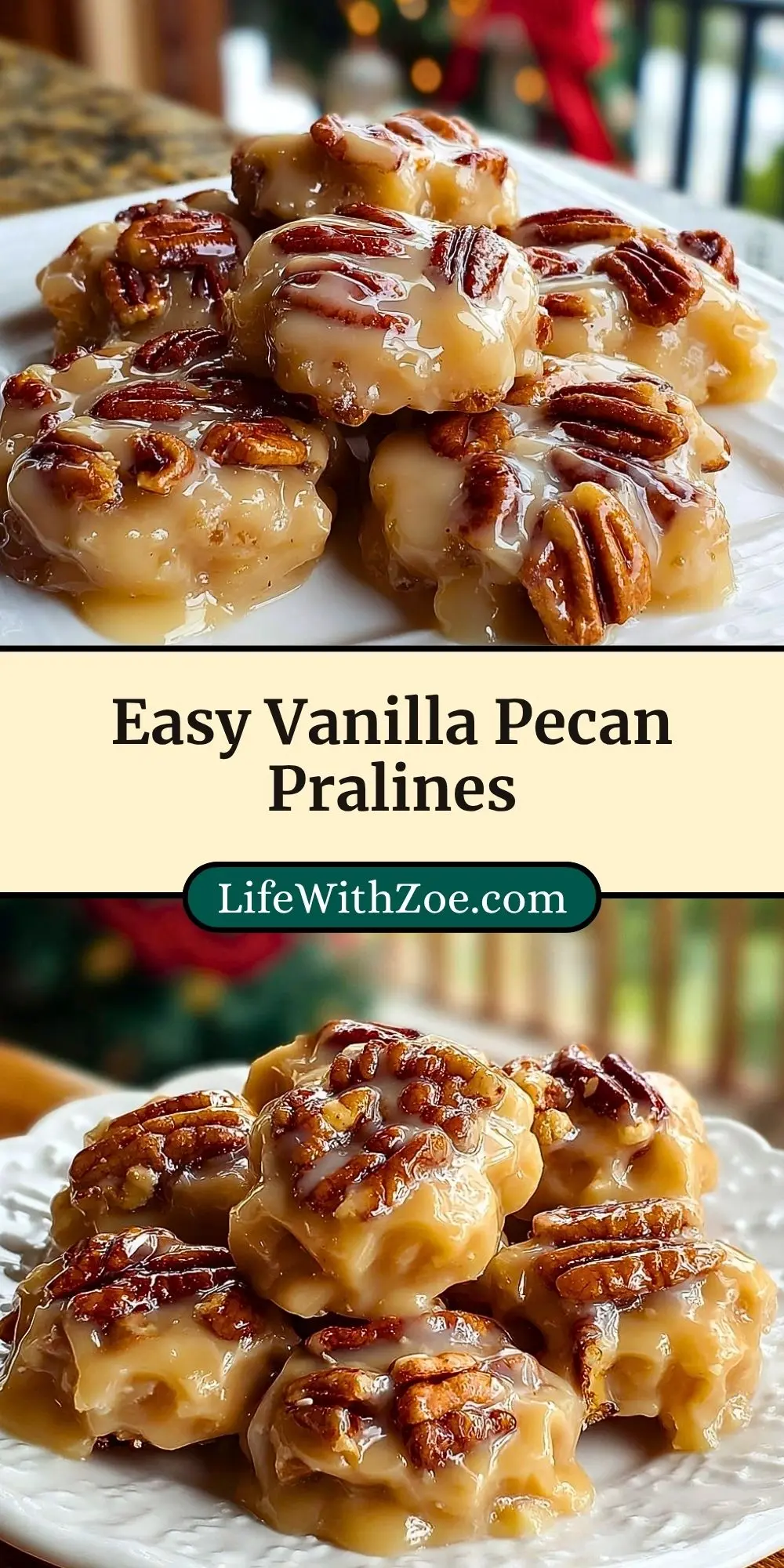 Easy Vanilla Pecan Pralines (3)