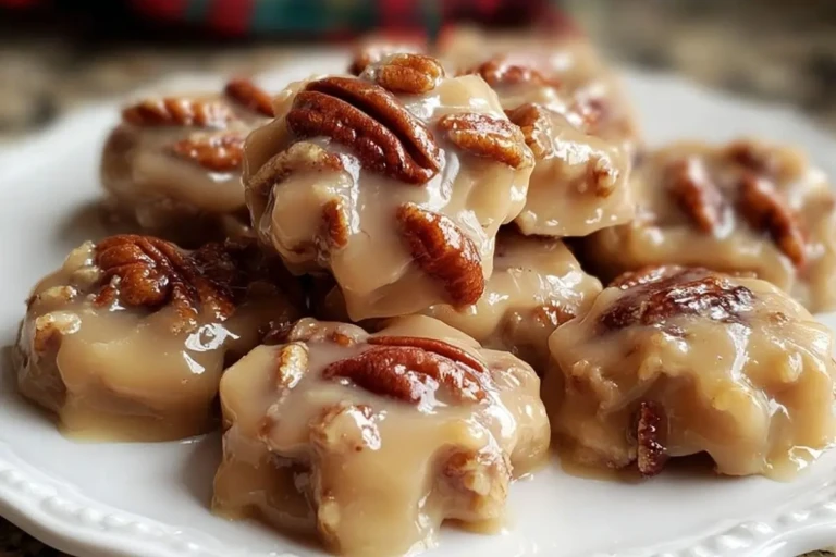 Easy Vanilla Pecan Pralines