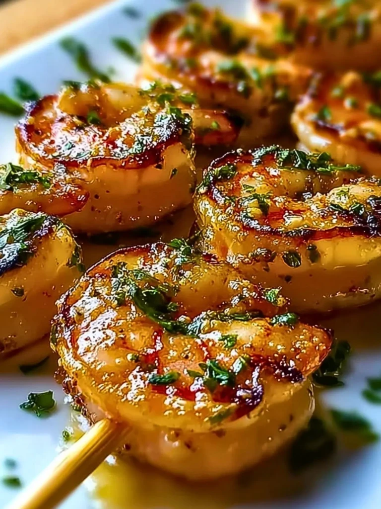 Garlic Parmesan Shrimp Skewers (1)