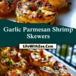 Garlic Parmesan Shrimp Skewers (2)
