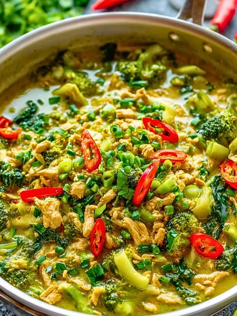 Ground Chicken Green Thai Curry (1)