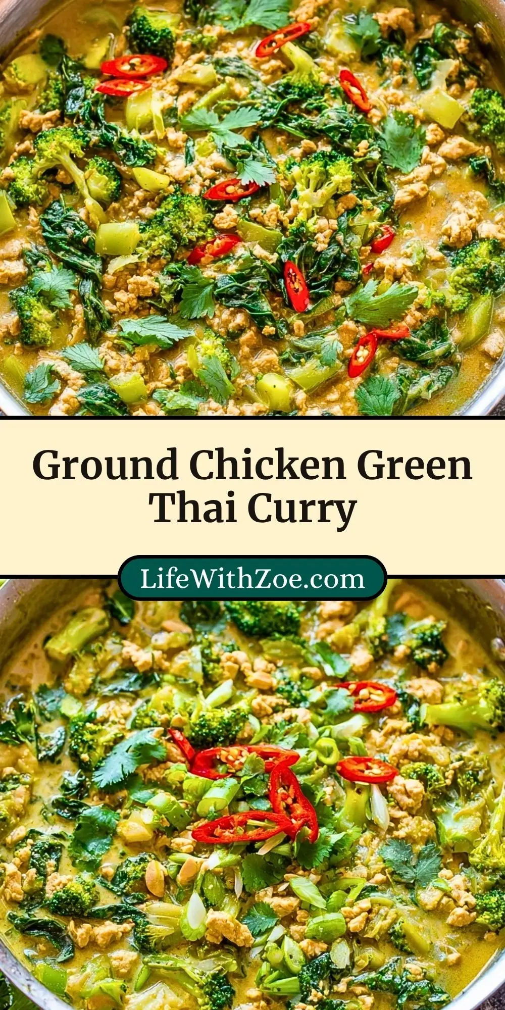 Ground Chicken Green Thai Curry (3)