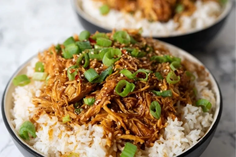 Honey Garlic Chicken and Rice