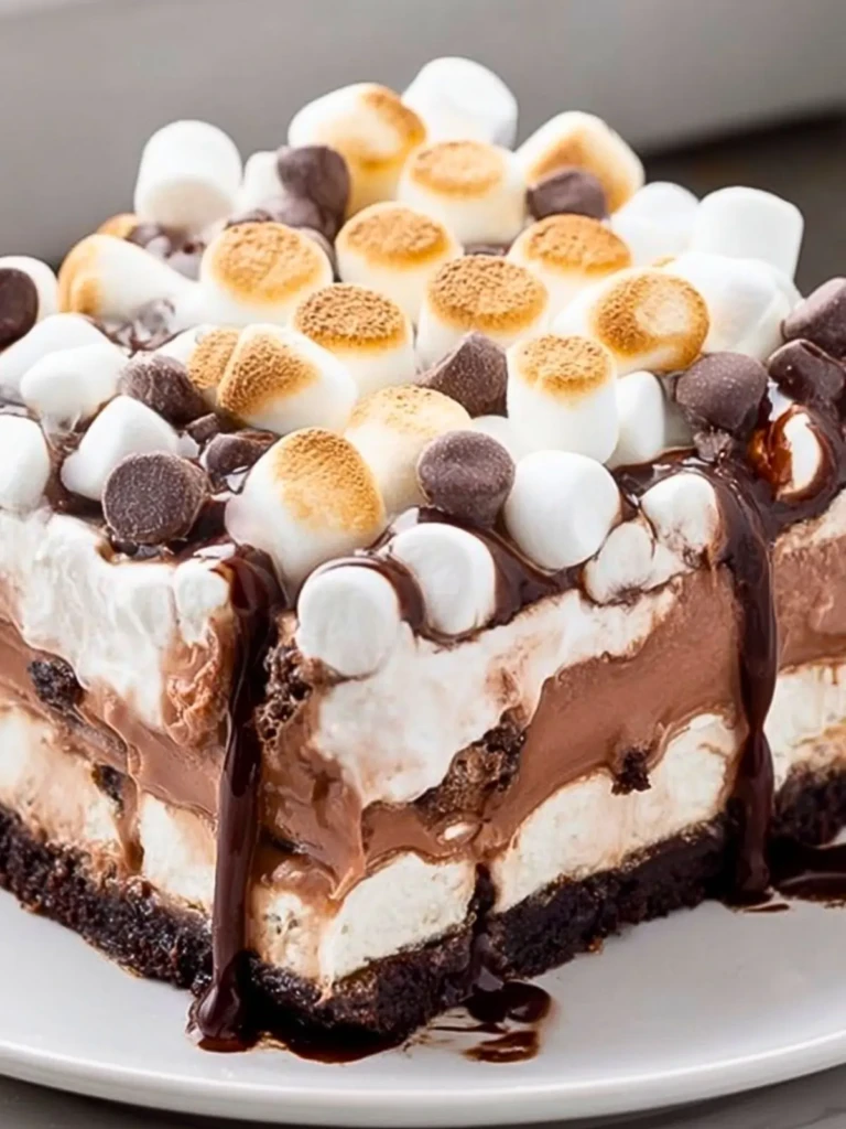 Hot Chocolate Dessert Lasagna (1)