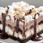 Hot Chocolate Dessert Lasagna