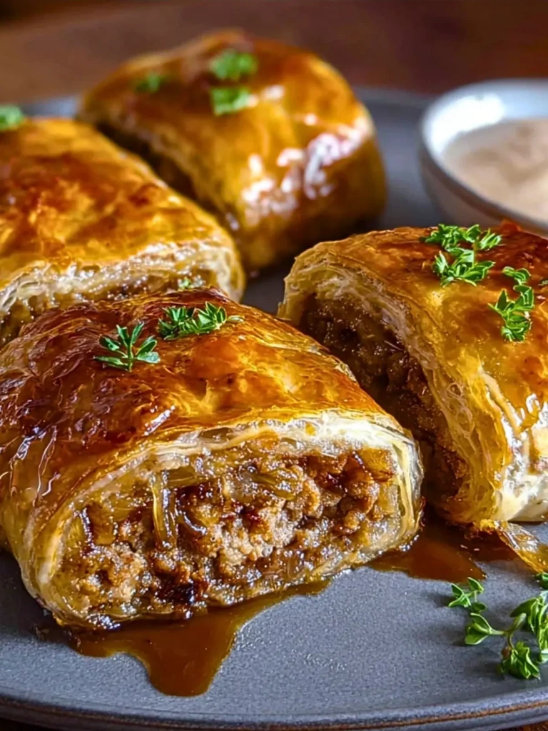 Irresistible French Onion Sausage Rolls (1)