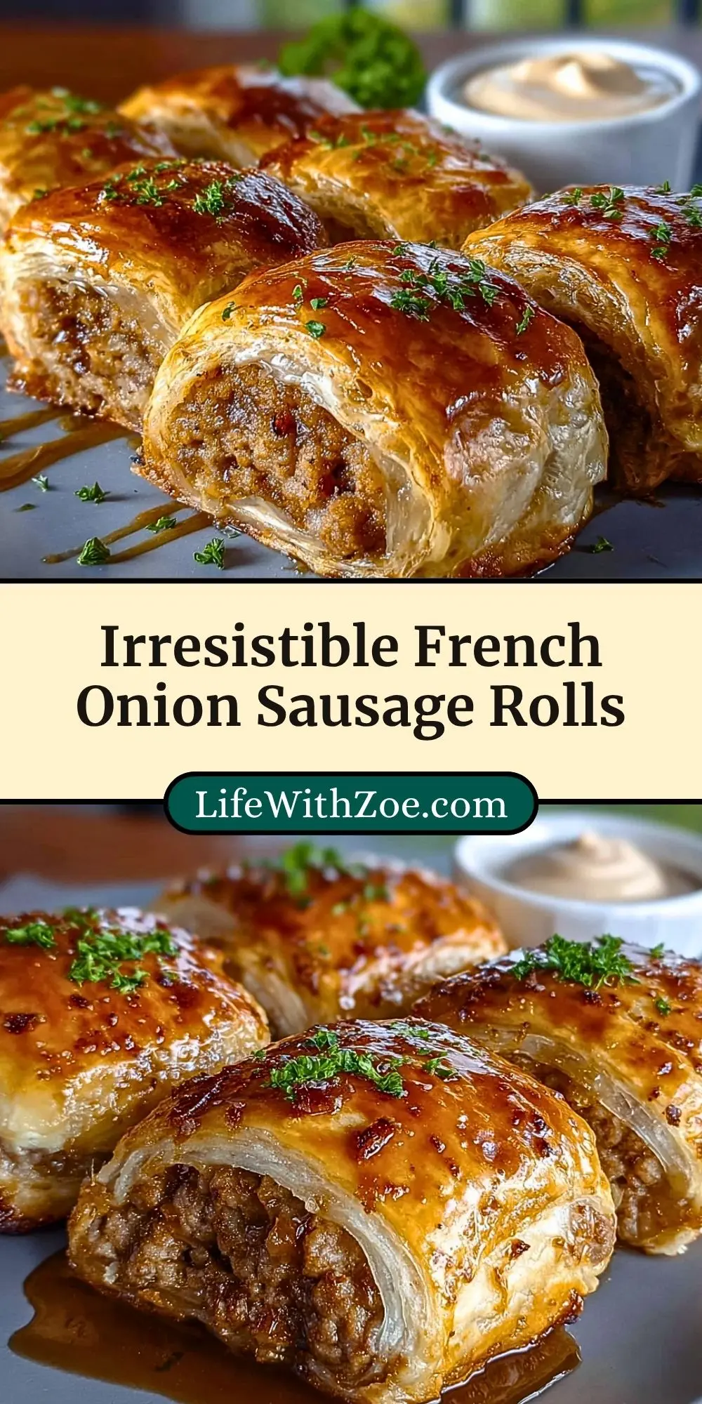 Irresistible French Onion Sausage Rolls (3)