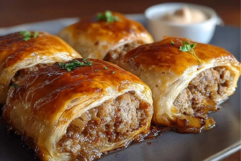 Irresistible French Onion Sausage Rolls