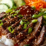 Korean BBQ Steak Rice Bowls