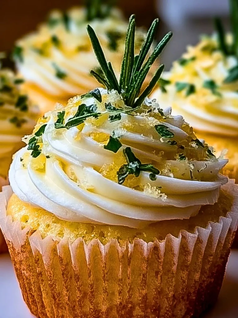 Lemon Thyme Rosemary Cupcakes (1)