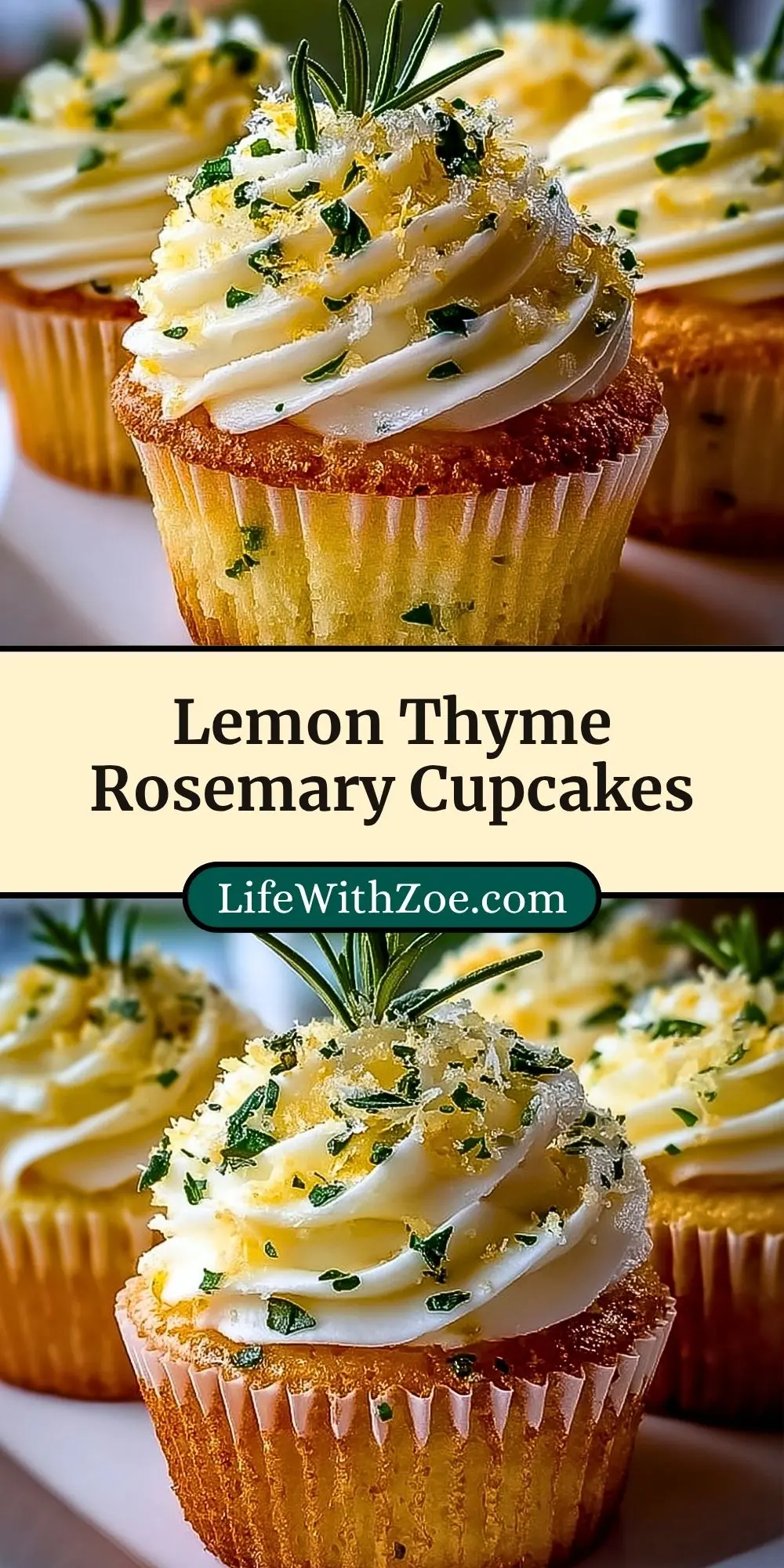 Lemon Thyme Rosemary Cupcakes (3)